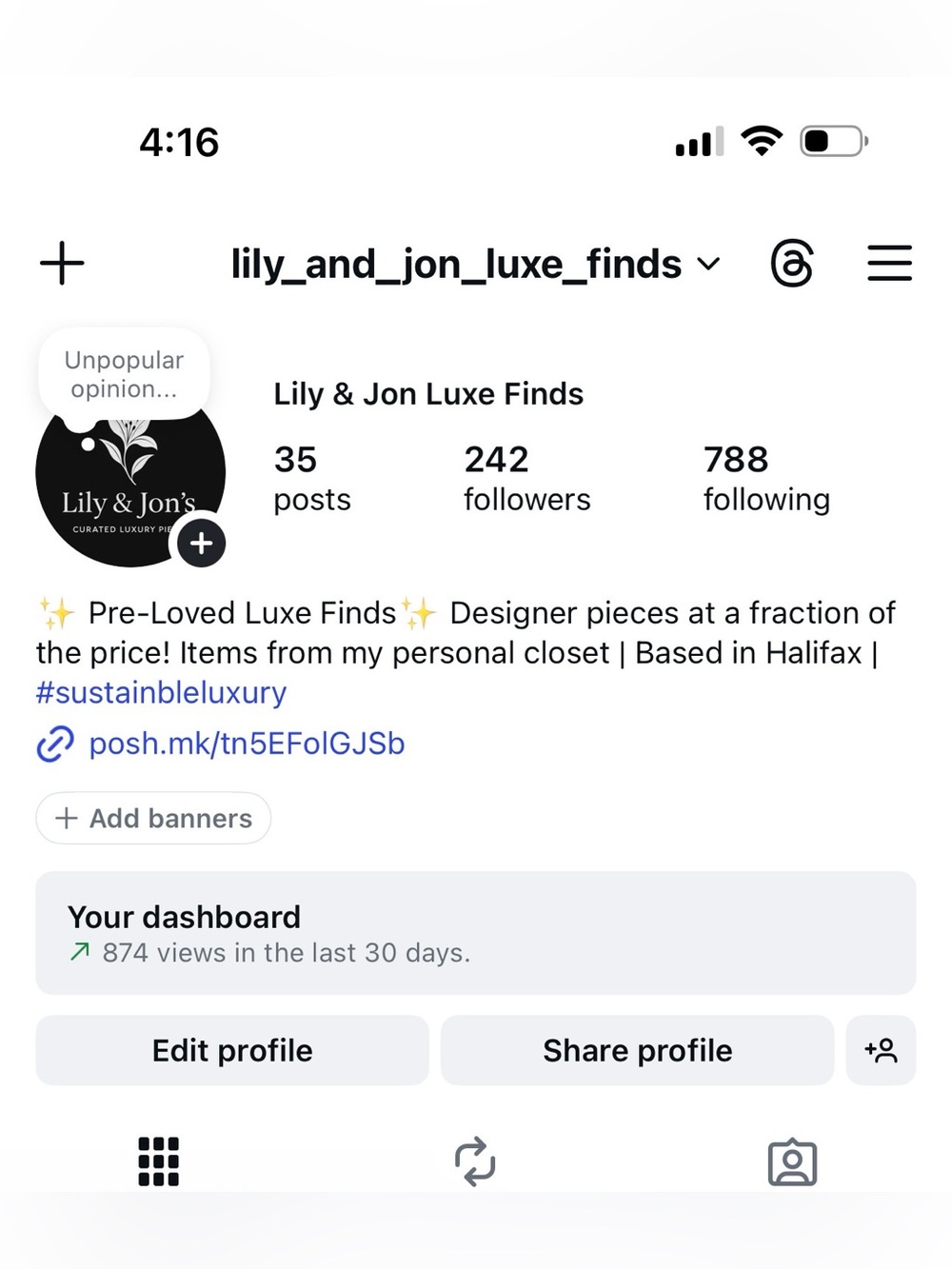 Follow me - Lily & Jon Luxe Finds Profile